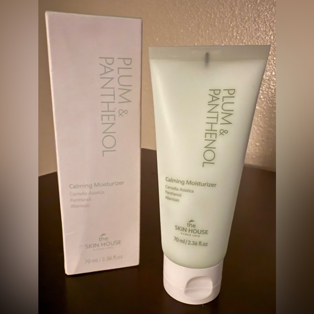 The Skin House Plum Panthenol Calming Moisturizer Centella Hydrating Cream 70ml - Picture 2 of 3